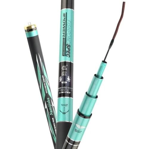 Carbon Fishing Rod 2.7m-6.3m Taiwan Fishing Pesca Ultra Light 8H 19 Tone Super Hard Carp Wedkarstwo Oltas Black Pit Fishing Gear