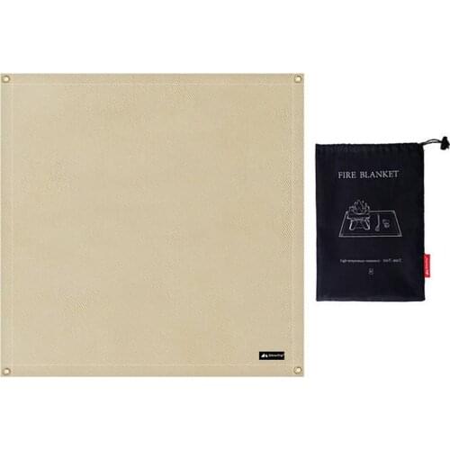 Barbecue Grill Mat Deck Protecto Patio Ground ​Flame Pit Mat Heat-resistant Glass Fiber Flame-retardant Cloth Scald-proof Mat