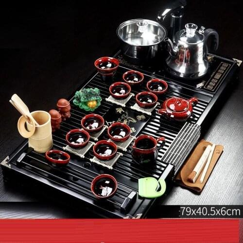 Kung Fu Shabby Chic Keukenhulpjes Cucina Ev Dekorasyon Aksesuarlar Teapot Pot Home Decoration Accessories Chinese Tea Set