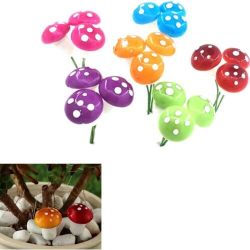 12pcs Mini Foam Mushroom Artificial Plant Flowers For Wedding Fungus Decoration DIY Wreath Gift Scrapbooking Craft Bacterium