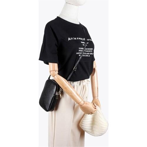 Mini Ladies Messenger Bag New High-Quality Genuine Leather Femme Shoulder Bag Solid Color Simple Cross-Body Women Bag