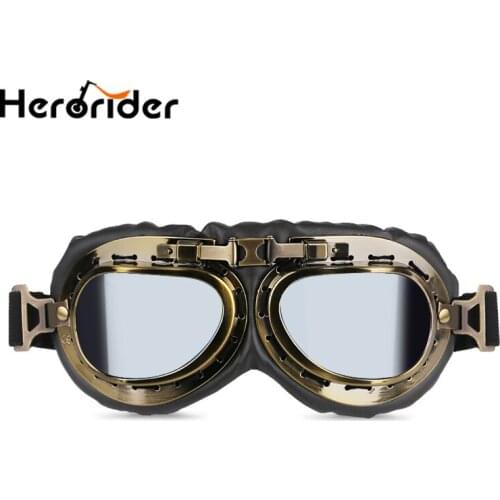 Motorbike Vintage Goggles Motorcycle Scooter Retro Goggles Glasses
