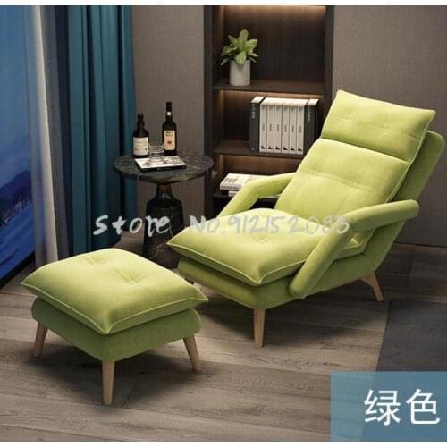Single folding recliner net red tatami small sofa bedroom backrest chair balcony sofa chair lazy sofa chair