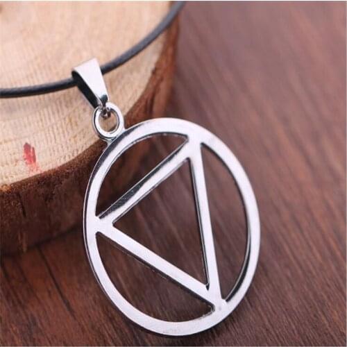 Anime Naruto Akatsuki Hidan Necklace Women Eminem Slim Shady Logo Cosplay Men Jewelry A904