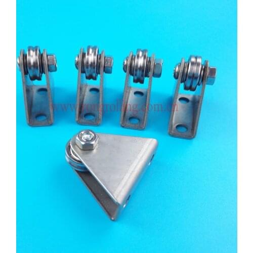 625ZZ Bearing With Outer Support Sliding Roller V Groove Angle:90-Degree Angle
