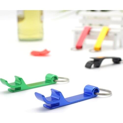 Portable bottle opener decoration keychain bottle opener mini beer bottle opener bar tool beer accessories free custom LOGO