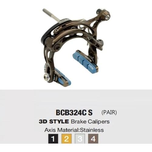 Folding bicycle front and rear C brake clip shoes for brompton bike hollow brake clamp ridea titanium screw