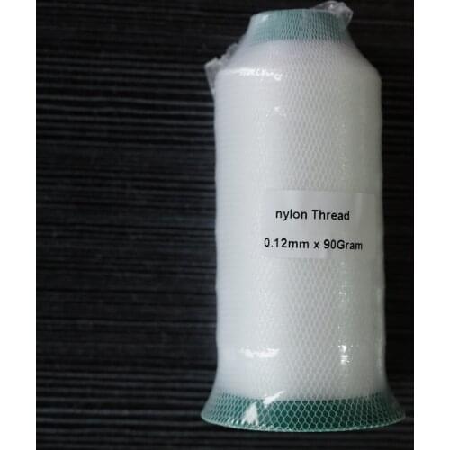 TOP 0.12mm 6600M Crystal clear Nylon Monofilament Transparent and Invisible thread Stitching for lightweight fabrics