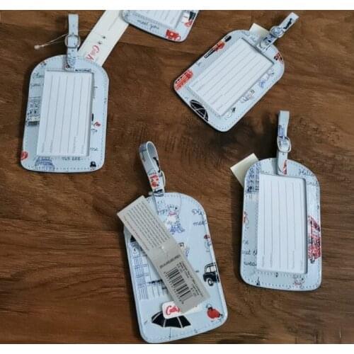 Cath Waterproof Oil London Landmark Luggage Tag Card Bag