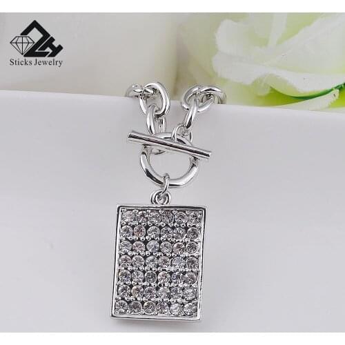 Geometric Alloy Thick Choker Necklace for Women Creative Heart Clavicle Necklaces Fashion Jewelry