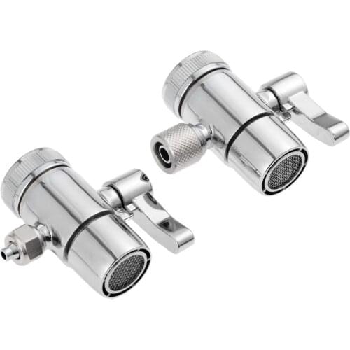 1Pc Faucet Adapter Diverter Valve Counter Top Water Filter 1/4" 3/8" Tube Connector for Reverse Osmosis RO Water Purifier Filter