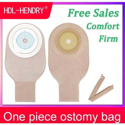 10 Pcs Ostomy Bags Drainable Colostomy Bags Double Layers Adhesive Anti-leak Stoma Pouch Bag with Clips Closure Size 30*14cm