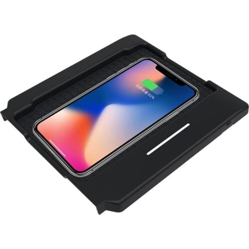 Aotsr QI Wireless Car Charger For Lexus GS 2014-2017 Intelligent Infrared Fast Wireless Charging Car Phone Holder for iPhone