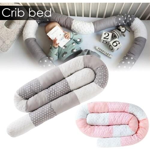 Bumper Snake Safe Anti-collision Crib Bumper Cot Pillow Baby Bed Bumperbaby Bedding Set for Newborn Room Baby Crib