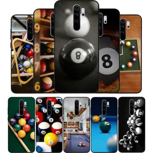 Billiards Balls Pool Phone Cover For Xiaomi Redmi note 9S 8T 7 6 5 4 Pro for redmi 4A 4X 5 Plus Soft Silicone Case Fundas