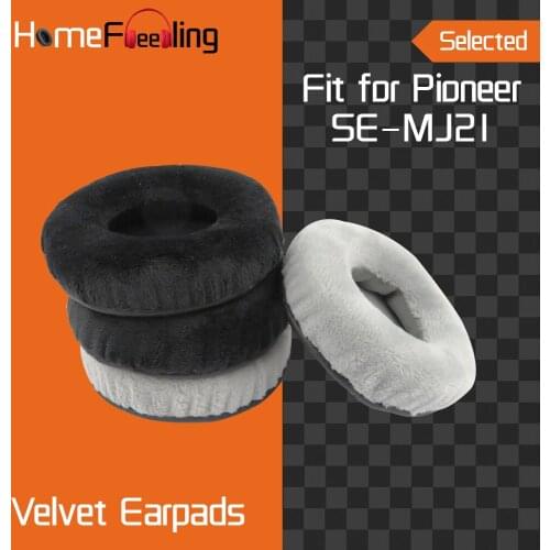 Homefeeling Earpads for Pioneer SE MJ21 Headphones Earpad Cushions Covers Velvet Ear Pad Replacement