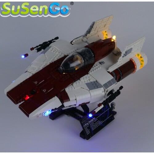 SuSenGo LED Light kit For 75275 Star War A-wing Star fighter , (Model Not Included)