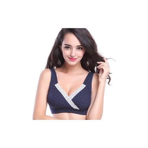 Lace BreastFeeding Maternity Nursing Bra Feeding Vest Sleep Bra Clothe Pregnant Women Cotton Pregnancy Underwear Prevent Sagging
