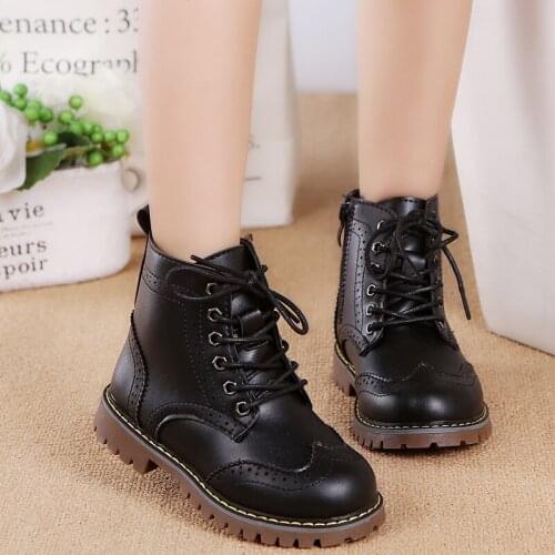 Loecktty Leather Boots For Girls