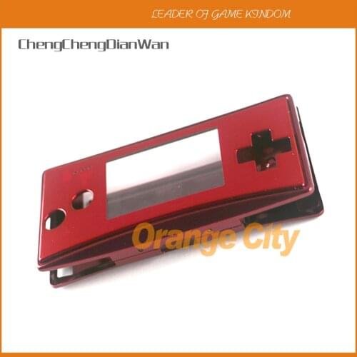 Metal Housing Shell Case Cover for Nintendo Gameboy Micro GBM Front Back Battery Case Holder