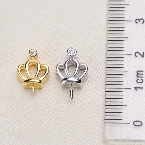 Fashion Mussel Bead Pearl Pendant Mountings, Pendant Findings, Pendant Settings Jewelry Parts Fittings Jewellery DIY Accessories