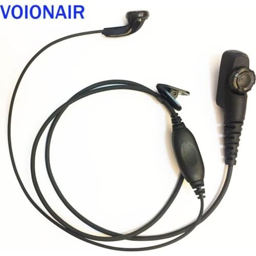 VOIONAIR Ear Bud Earpiece Headset Earphone Speaker Mic PTT for Airbus EADS THR9 THR9I Radio