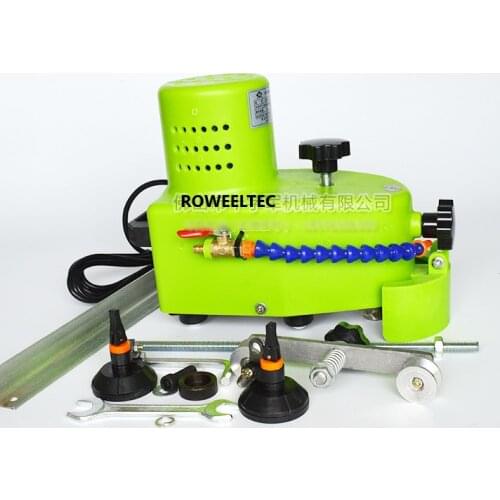 Small portable glass grinding machine can grinding glass straight edge, round edge,hypotenuse tile edging machine 110V/220V