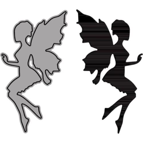 Cutting Dies Butterfly Wings Elf Girl Slim For DIY Scrapbooking Embossing Album Paper Cards Dies 2021New