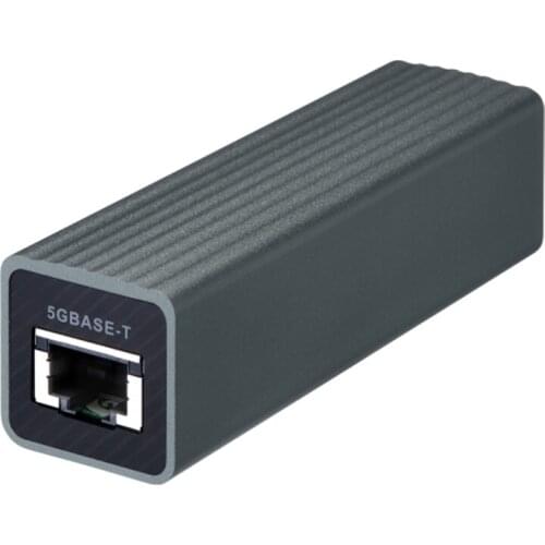 QNAP QNA-UC5G1T USB 3.0 To 5GbE Adapter Computers and NAS with 5GbE/2.5GbE/1GbE/100MbE Connectivity
