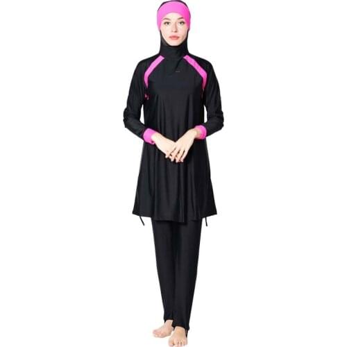 Shehang Muslimah Islamic Plus Size Swimsuit Swim Surf Wear Sport Burkinis Women Muslim Swimwear Hijab