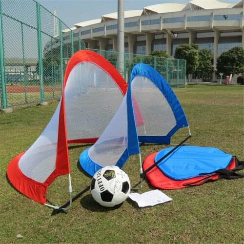 Foldable Football Gate Goal Net Goal Ball Practice Training Target Net for Kids Children Outdoor Indoor Soccer Equipment