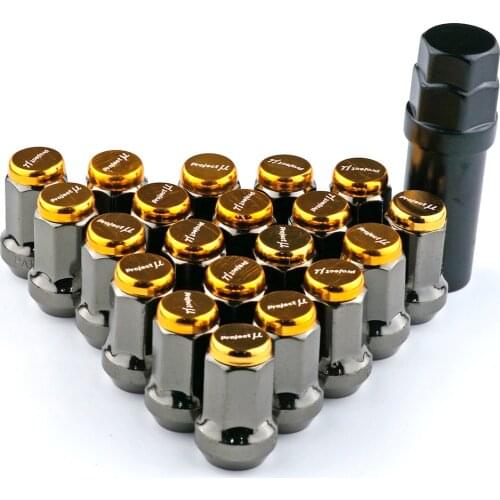 Project MU Racing Composite SPEC 33mm Steel Wheel Nuts M12x1.5/1.25 Car Wheel Rims Lug Nuts 20pcs/set