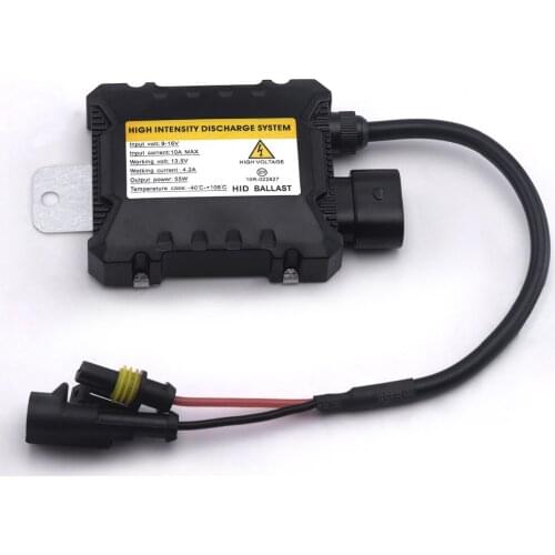 Slim Digital xenon HID ballast 55W Replacement xenon ballast 55w Electronic ballast D2S H1 H3 H4 H7 H11 9005 9006 H13