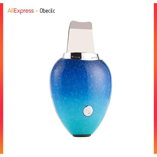 Ultrasonic Skin Scrubber Deep Facial Pore Cleaner Blackhead Acne Remover Facial Massage Beauty Instrument Device Skin Tightening