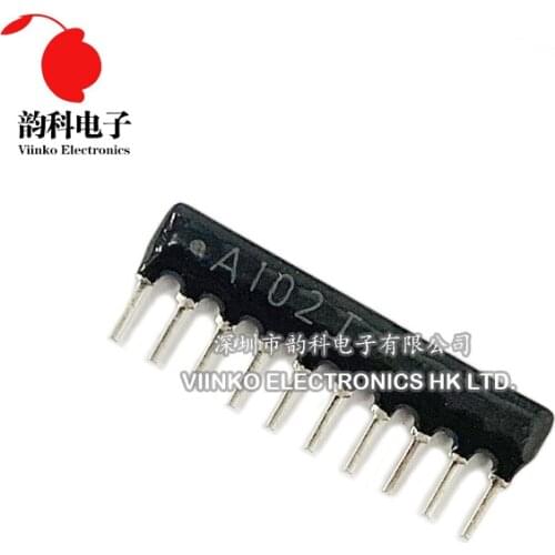 10pcs DIP exclusion Network Resistor array 10pin 1K 2.2K 3.3K 4.7K 5.1K 10K 47K 100K ohm