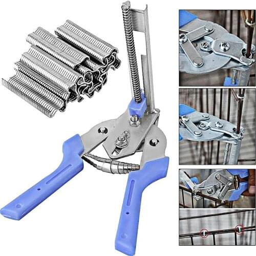2020The NewRing Pliers + Hog Rings M Nails Poultry Cage Installation Tools Fences Netting Tags Traps Cage Pliers Multi Tool