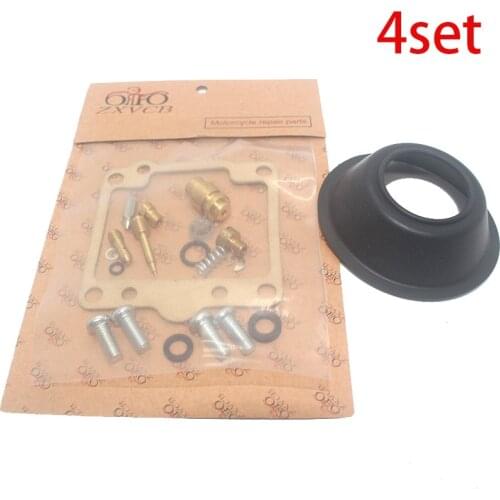 4 set for GS550E/L 1980-1982 GS550M GS550T GS550 GS 550 Motorcycle carburetor repair kit plunger diaphragm