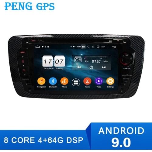 7 Inch Android 9.0 Car DVD Player GPS Radio for IBIZA Seat 2009-2013 Navigation Multimedia Stereo Auto Headunit ISP Screen DSP