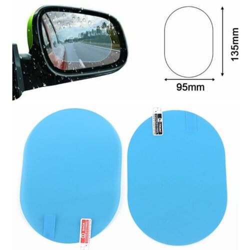 Auto Rainproof Stickers Car Accessories Mirror Window Clear Film Membrane Anti Fog Anti-glare Waterproof Sticker Driving Safety