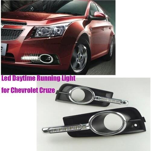 Fog Lights Special LED Daytime Running Lights Nighttime Running Light For 2009 2010 2011 2012 2013 Chevrolet Cruze High-equipped