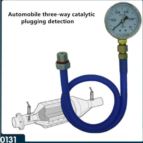 Automobile three-way catalytic plugging detection meter exhaust pipe plugging detection table exhaust back pressure detection ta
