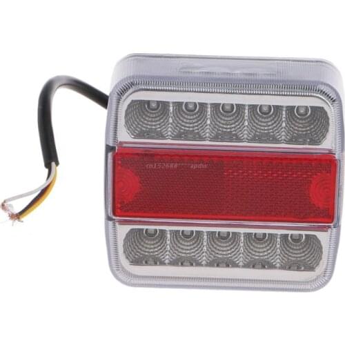 DC 12V 14 LED Car Trailer Boat Caravan Rear Tail Light Stop Lamp Taillight