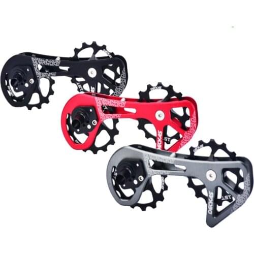 DECKAS Road bicycle rear derailleur pulleys Steel bearing jockey wheels 15T-15T Use for RD 9070/9000/6800/6870