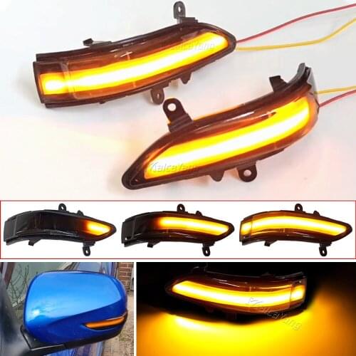 For Subaru Tribeca 2007-2014 Impreza wrx sti sedan 2011Rearview Mirror Flasher Lamp Dynamic Blinker LED Turn Signal Light