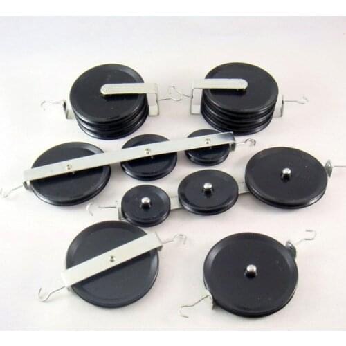 Pulley double in line ,triple pulley ,educational equipment ,laboratory glassware ,physic lab equipment