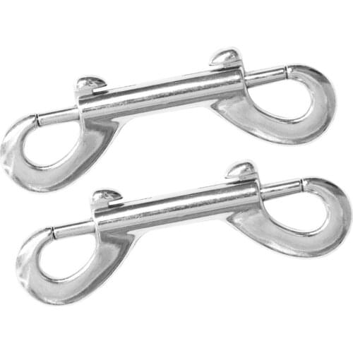 Double Ended Multi Purpose Snap Hook Clip Heavy Duty Pack of 2