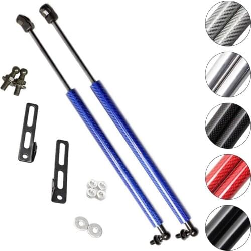 For Skoda Octavia For Skoda Rapid 2012-2019 Auto Front Hood Bonnet Carbon Fiber Gas Struts Lift Support Gas Shock Damper