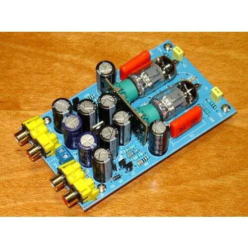 AC12V-15V / 500MA Music Fax DX-10 Circuit Design 6J1 Tube Buffer Tube Preamplifier Board 123* 72* 28mm