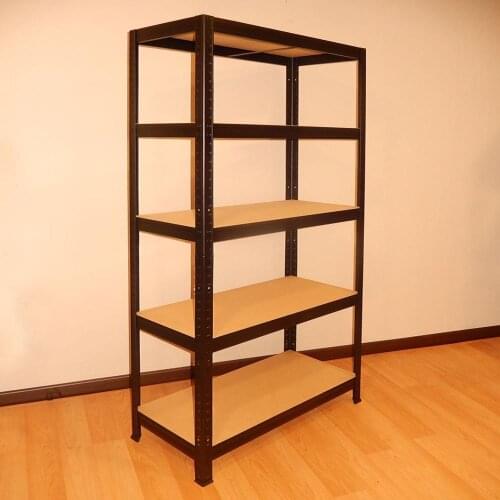 Kovona KO-Futtal Métalica stanteria ideal for shops, trade, garages and store without screws of 180x75x35 Black