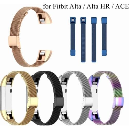 Metal Band for Fitbit Alta HR/ Fitbit Alta Wristbands Stainless Steel Bracelet Replacement Watch Band for Fitbit Alta HR Strap